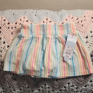 Cat & Jack Multicolor Striped Skort